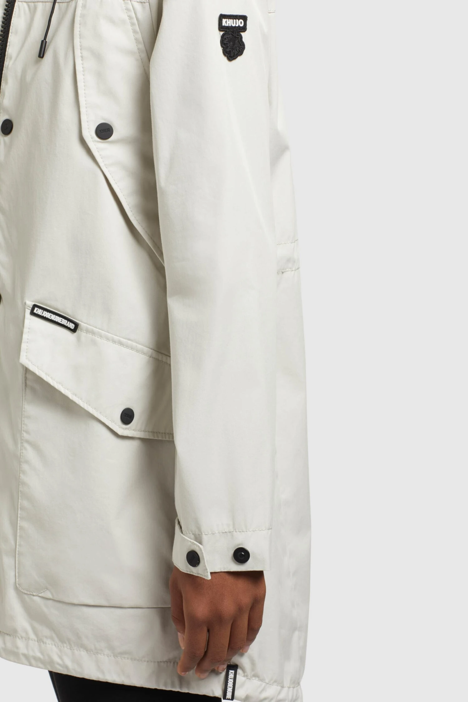 Khujo Tussenmantels Tussenmantel AIRA Dames Lichtgrijs 10 Khujo Tussenmantels Tussenmantel AIRA Dames Lichtgrijs - Afbeelding 8