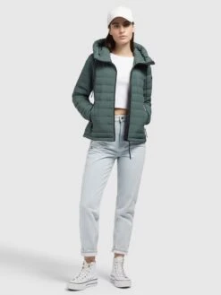 Khujo Tussenjassen Tussenjas Lovina4 Matt Dames Smaragd -Khujo 6cb064fe00131d6754d83e0482e04243