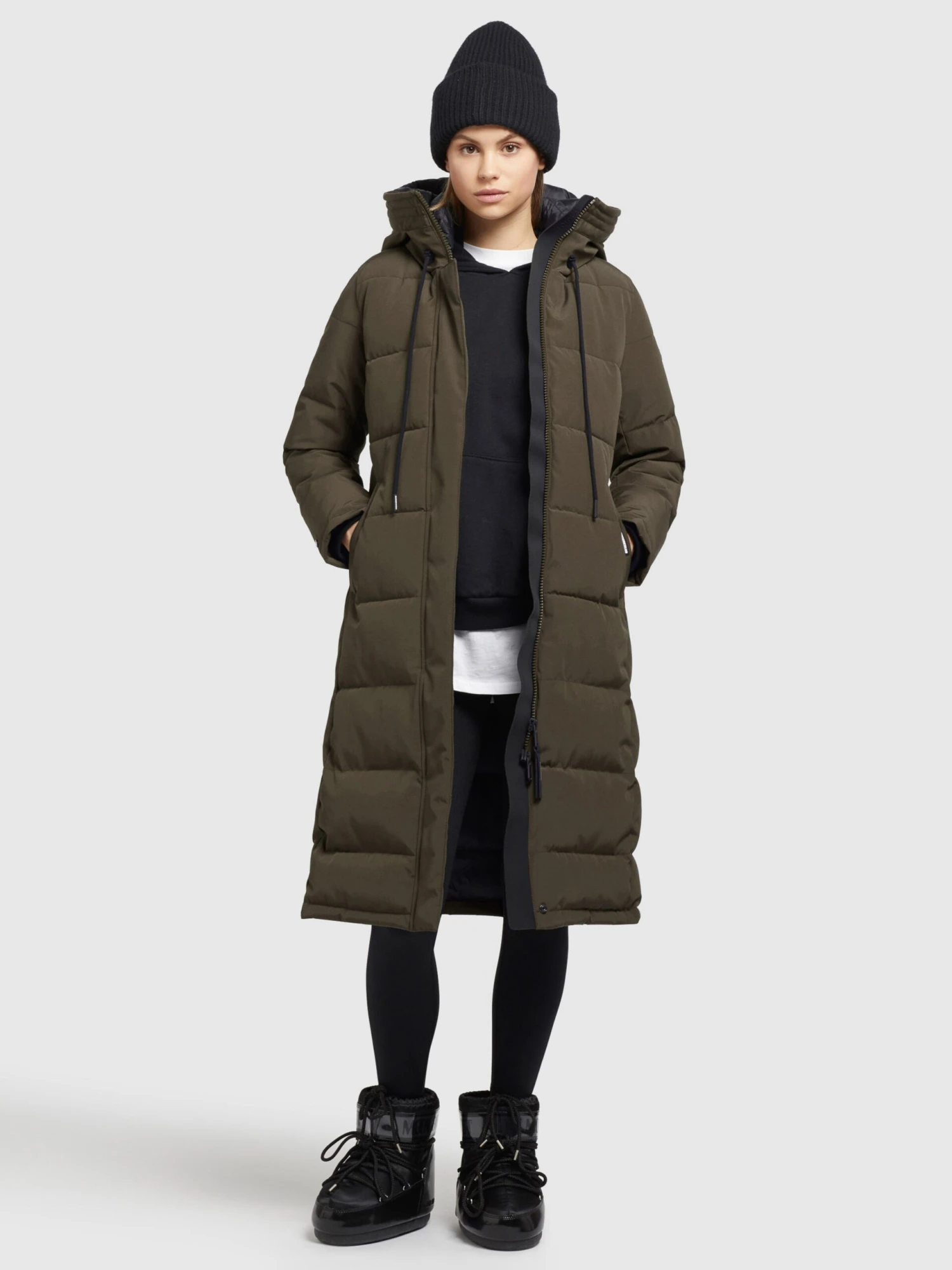 Khujo Wintermantels Wintermantel Rugg Dames Olijfgroen 5 Khujo Wintermantels Wintermantel Rugg Dames Olijfgroen - Afbeelding 3