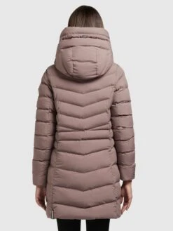 Khujo Korte Mantels Wintermantel Tuhani Dames Donkerlila -Khujo 72bc646c826fdedd96a70f64e3660732