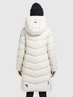 Khujo Tussenmantels Tussenmantel Klayd Dames Offwhite -Khujo 7541ea870882a81b0b45971376e8f997