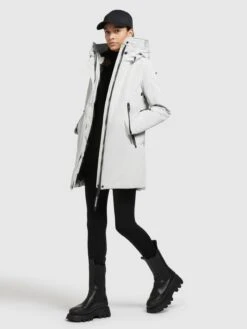 Khujo Winterjassen Winterjas Viona 3 Dames Lichtgrijs -Khujo 7872598079e16a635fa2fec08ae3a596