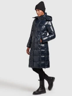 Khujo Wintermantels Wintermantel Tonka Dames Donkerblauw -Khujo 7a55f46eeee9126c4e9e696312ae5afe