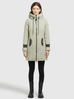 Khujo Tussenmantels Tussenmantel Jerry Dames Mintgroen -Khujo 7b1a0f45e4ade12064b001b920ded87e