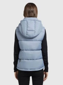 Khujo Bodywarmers Bodywarmer Eden Dames Lichtblauw -Khujo 7cc0de94426cd123ebfd4695bf0bee38