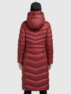 Khujo Winterjassen Winterjas Ingram Shine Dames Donkerrood -Khujo 7d2582f5ba569d0fb9866fb291ce9bc0