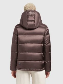 Khujo Winterjassen Winterjas Evona Dames Taupe -Khujo 7d891b4c49c17625af2e25f5772aa8ec