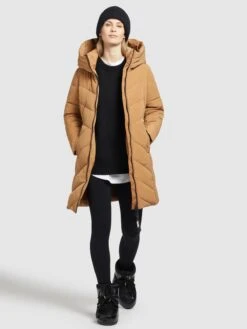 Khujo Wintermantels Wintermantel Formin Dames Safraan -Khujo 7e00b21942d1550cc7442afe3b95e780