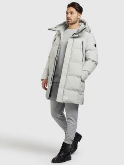 Khujo Winterjassen Winterjas Clide Heren Wit -Khujo 7ed8b719f33d4a3d77c5a18e59d9647a