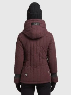 Khujo Winterjassen Winterjas Dames Wijnrood 11 Khujo Winterjassen Winterjas Dames Wijnrood -Khujo 80e6fa5a21f9775dd77756e2374ad4a2