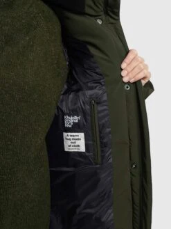 Khujo Korte Mantels Wintermantel Wente Dames Kaki -Khujo 819290cac883ce2d76f649dc542490c1