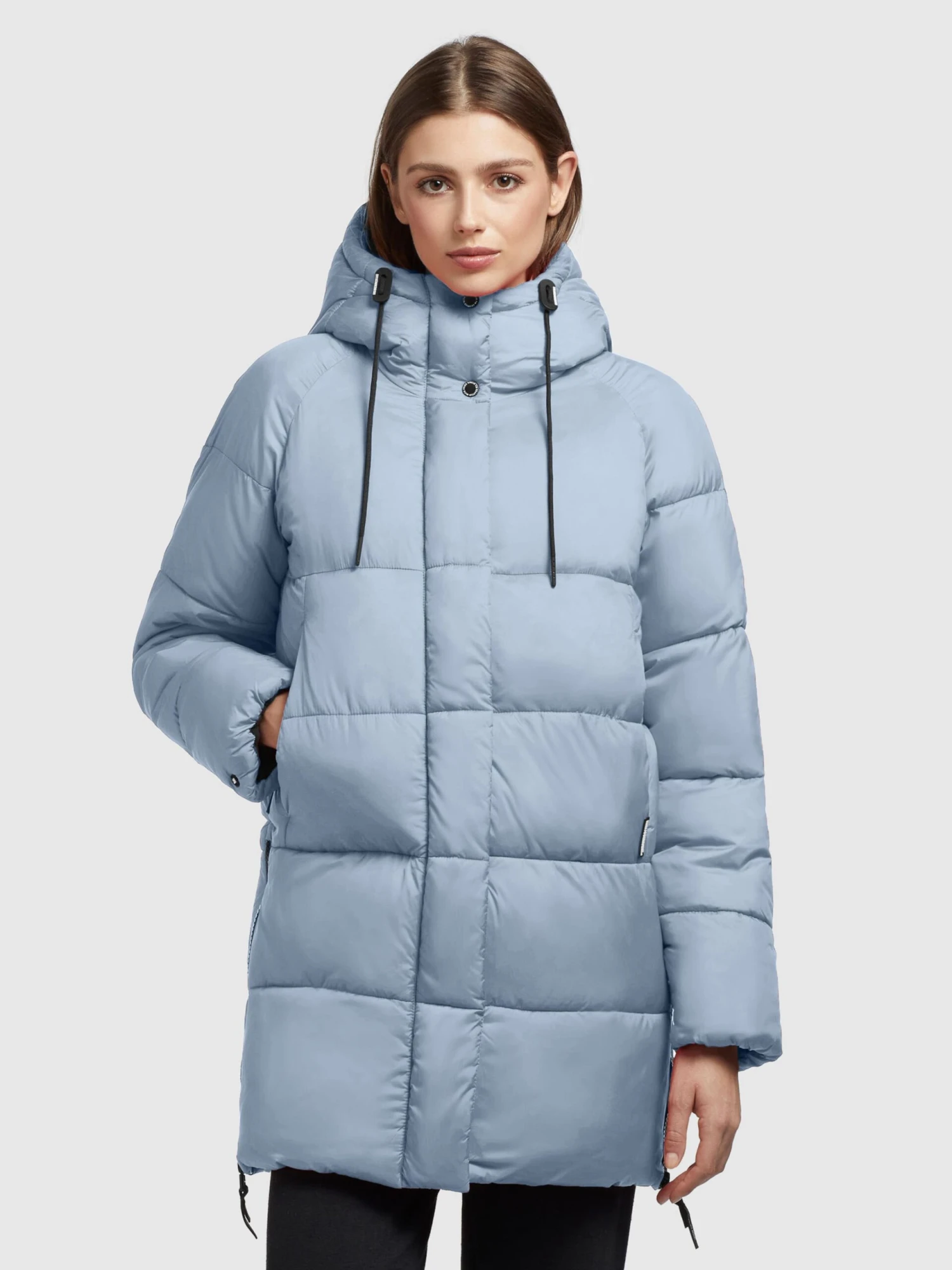 Khujo Winterjassen Winterjas Franee Dames Lichtblauw 4 Khujo Winterjassen Winterjas Franee Dames Lichtblauw - Afbeelding 2