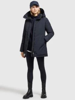 Khujo Winterjassen Winterjas Kanda 2 Dames Navy -Khujo 8576d8dcf24767f83829f4ef677527a3