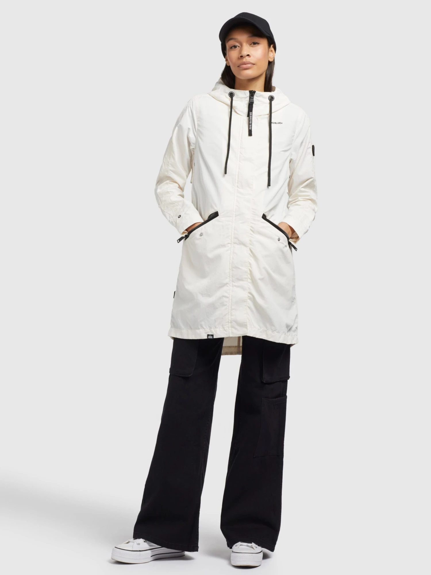 Khujo Tussenmantels Tussenmantel Games2 Dames Wit 5 Khujo Tussenmantels Tussenmantel Games2 Dames Wit - Afbeelding 3