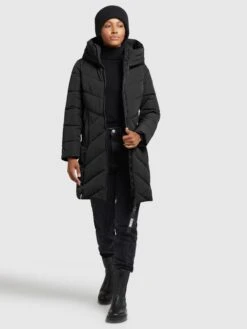 Khujo Wintermantels Wintermantel Formin Dames Zwart -Khujo 8bd0a2f80b076537c56c40b4aa7a31e0