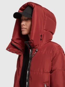 Khujo Wintermantels Wintermantel Soulani Dames Roestrood -Khujo 8e86e56f7ba5e09ee90b101192e9b26b