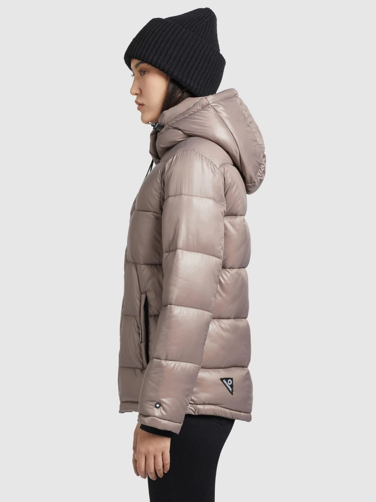 Khujo Winterjassen Winterjas Gerda Shiny Dames Beige 7 Khujo Winterjassen Winterjas Gerda Shiny Dames Beige - Afbeelding 5