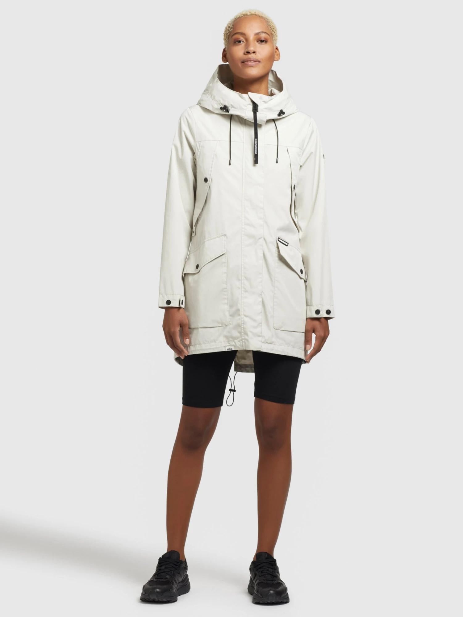 Khujo Tussenmantels Tussenmantel AIRA Dames Lichtgrijs 4 Khujo Tussenmantels Tussenmantel AIRA Dames Lichtgrijs - Afbeelding 2