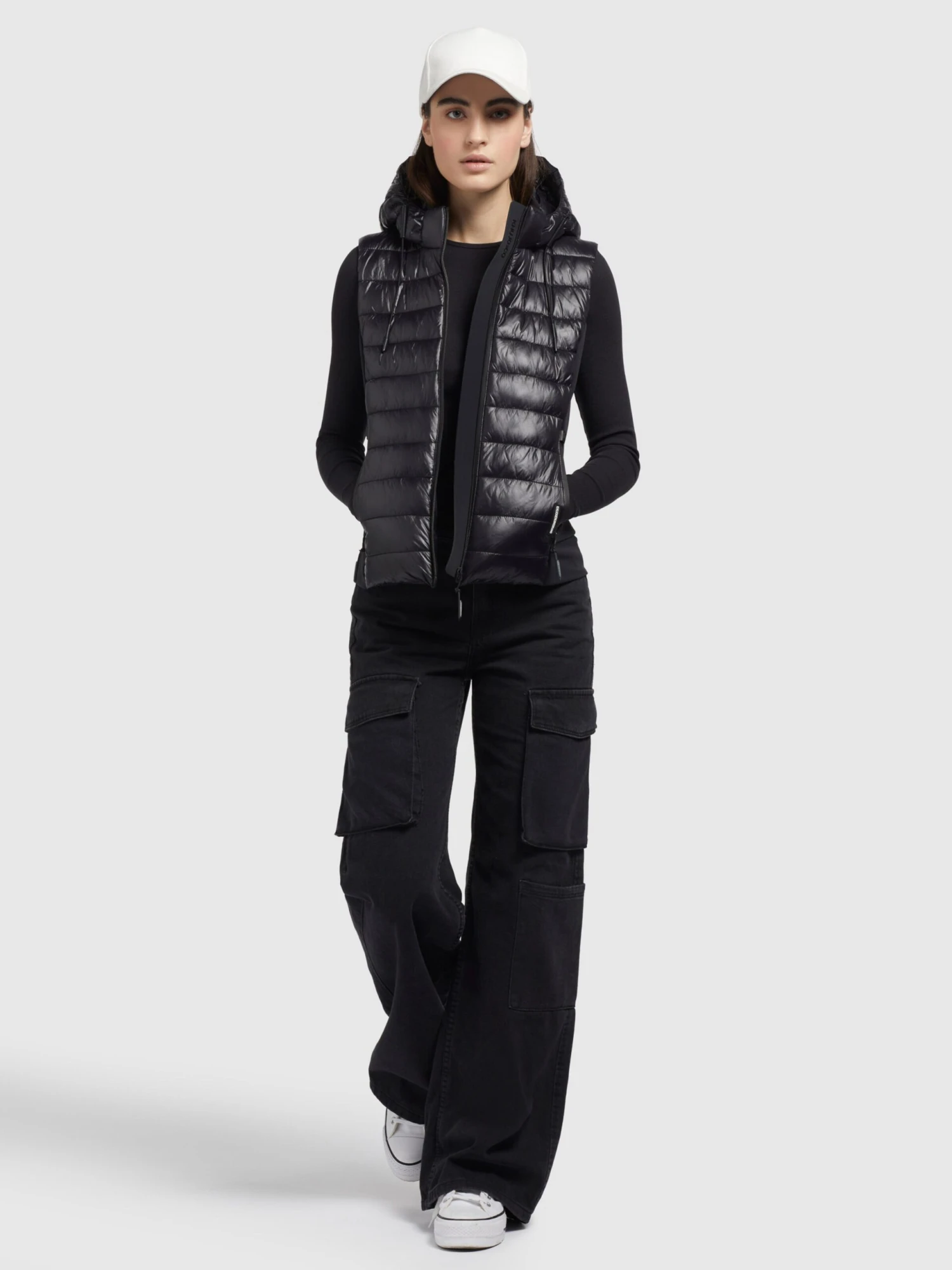 Khujo Bodywarmers Bodywarmer Fabia Dames Zwart 8 Khujo Bodywarmers Bodywarmer Fabia Dames Zwart - Afbeelding 6