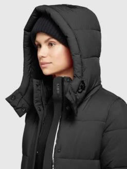 Khujo Wintermantels Wintermantel EMORIA MATT Dames Zwart -Khujo 97bc7212f7163d7b9bd1d5b9e2ee03ce