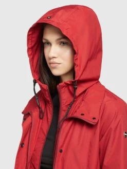 Khujo Parkas Tussenparka FELINA Dames Rood -Khujo 97d8dfa7cb5b62f5d96aa2aa2fba65aa