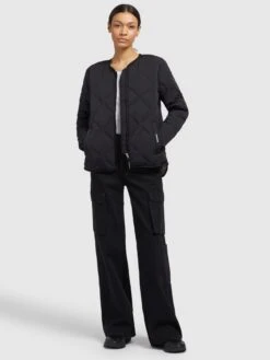 Khujo Tussenjassen Tussenjas ALMA Dames Zwart -Khujo 97eaadd48d35aa472ad22da61864b73b