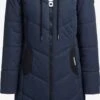 Khujo Winterjassen Winterjas Aribay Dames Navy