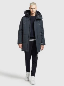 Khujo Winterjassen Winterjas Cloyd Heren Marine -Khujo 9cae6f8aafda7220c5454bb0e9ecd5c5