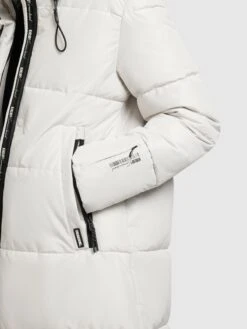 Khujo Tussenmantels Tussenmantel Soulani Dames Offwhite -Khujo 9cd5ea91a801a0e66d44d65501556995