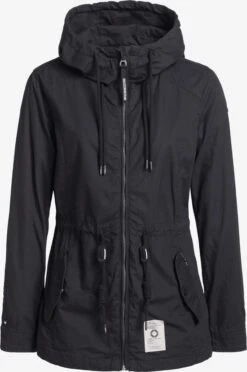 Khujo Tussenjassen Tussenjas SESIA Dames Zwart