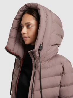 Khujo Korte Mantels Wintermantel Tuhani Dames Donkerlila -Khujo a7c925f45f620065f47a138b76b01a15