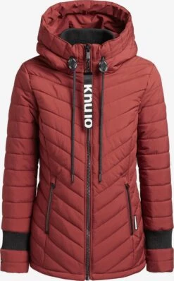 Khujo Winterjassen Winterjas Patt Dames Roestrood