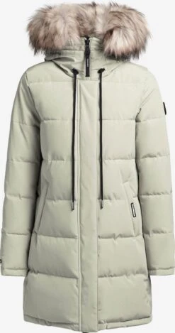 Khujo Wintermantels Wintermantel Cloren Dames Mintgroen