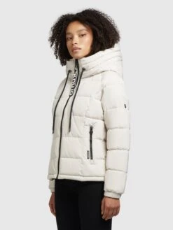 Khujo Winterjassen Winterjas Joilee Dames Offwhite -Khujo b56f6036f728530c6419dfd0c8062630