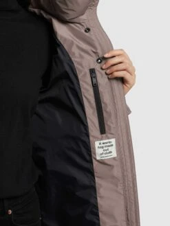 Khujo Winterjassen Winterjas Jordis 4 Dames Taupe -Khujo b594a82bc8a43e98545afbd1724cf34a