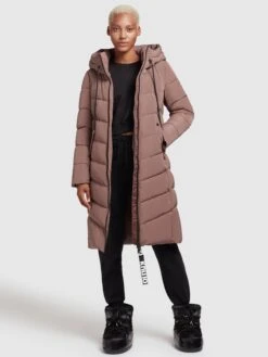 Khujo Wintermantels Wintermantel Ayleena Dames Chamois -Khujo b6140961faffcead5d07029927f97b83