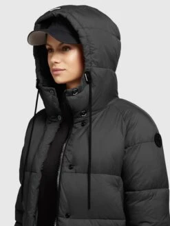 Khujo Winterjassen Winterjas Franee Dames Zwart -Khujo b782494d11abd686543d9930b28769cc