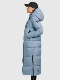 Khujo Wintermantels Wintermantel Dames Lichtblauw -Khujo b8167d90515dbdcf58ef7fa2e8d26f22