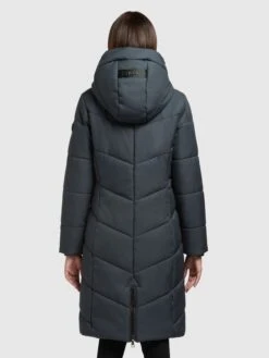 Khujo Wintermantels Wintermantel Aribay Dames Nachtblauw -Khujo b8f7babfd02710fd65013b44d764160b