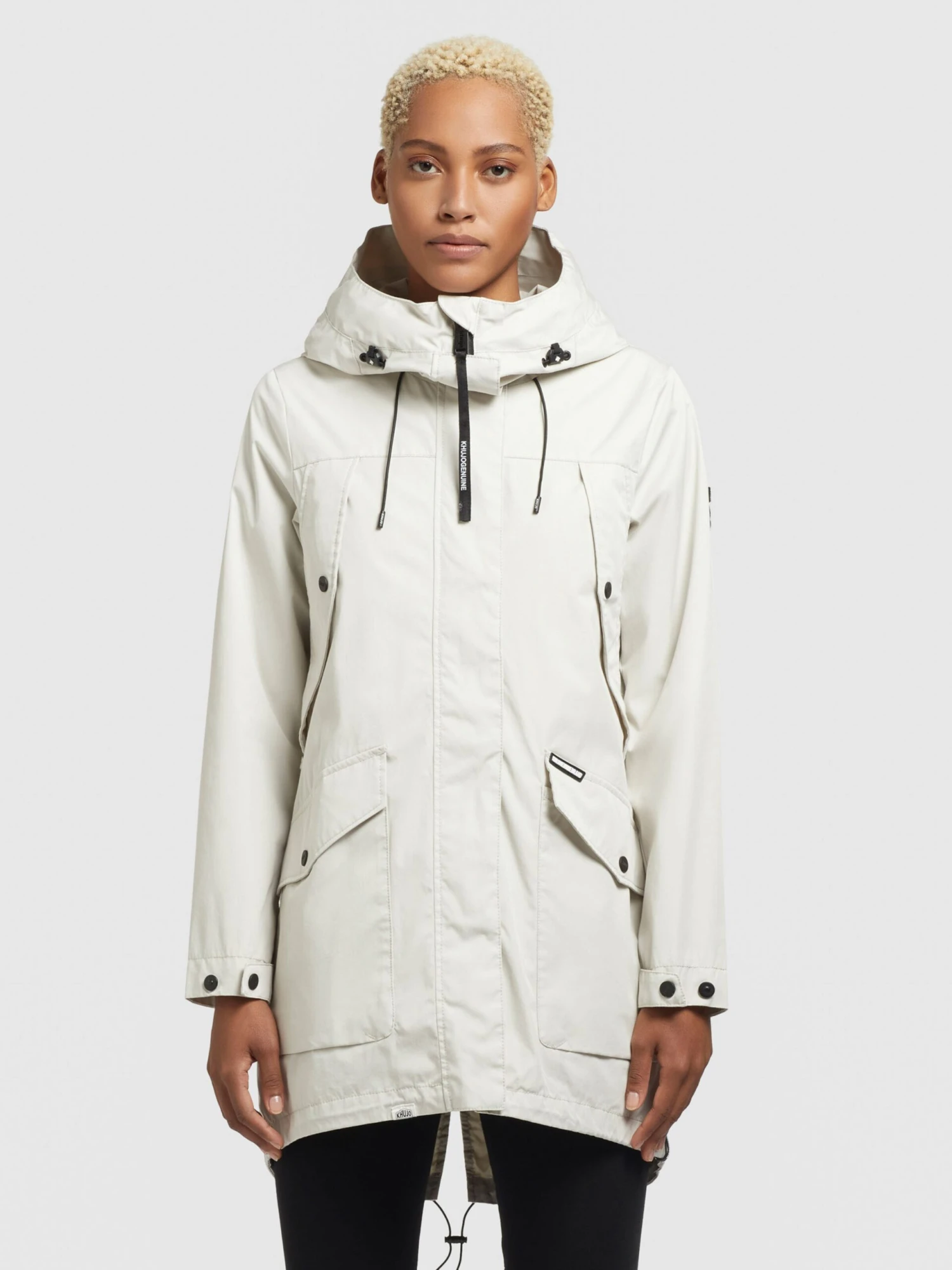 Khujo Tussenmantels Tussenmantel AIRA Dames Lichtgrijs 8 Khujo Tussenmantels Tussenmantel AIRA Dames Lichtgrijs - Afbeelding 6