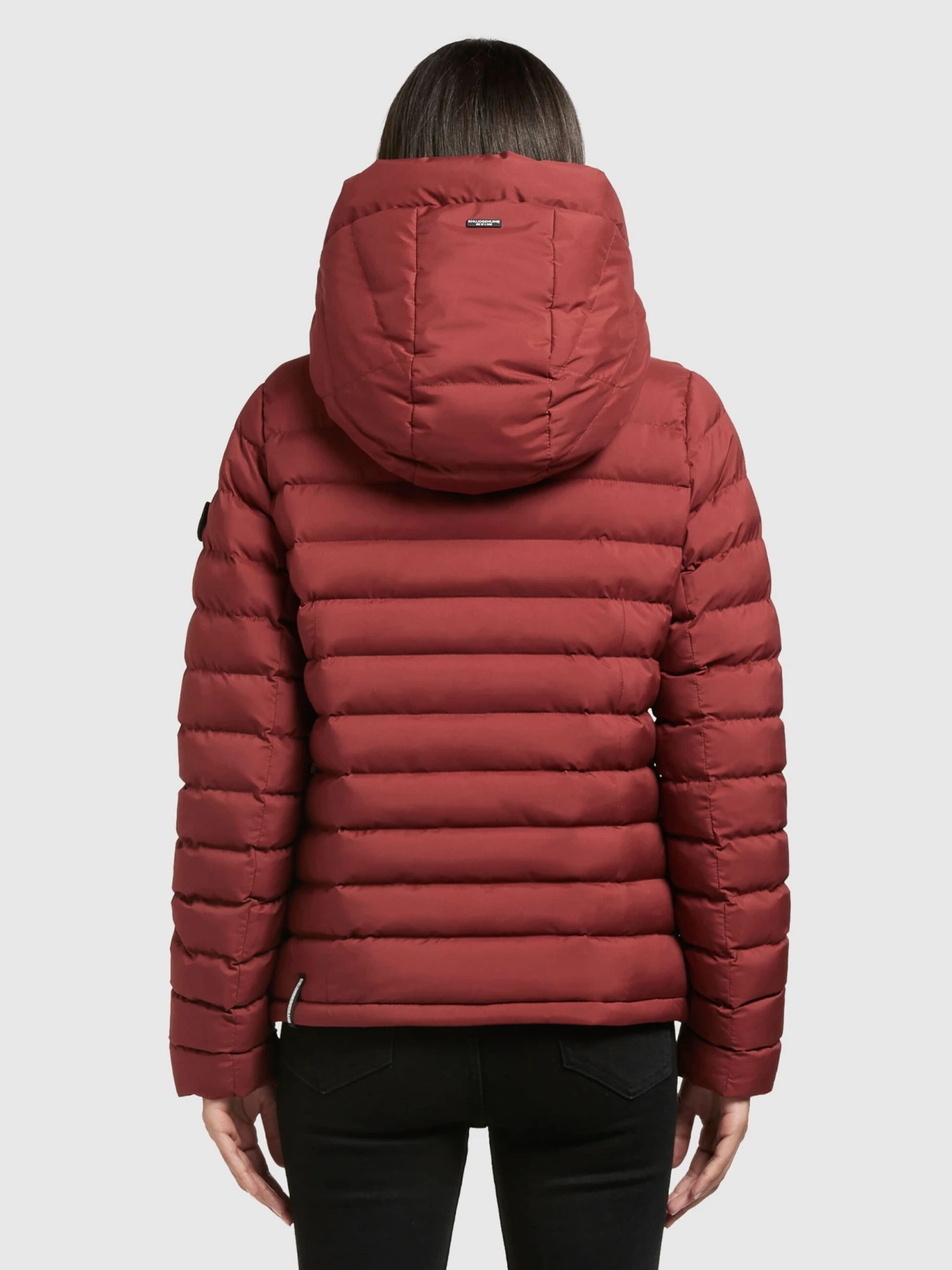 Khujo Tussenjassen Tussenjas Lovina Dames Donkerrood 6 Khujo Tussenjassen Tussenjas Lovina Dames Donkerrood - Afbeelding 4