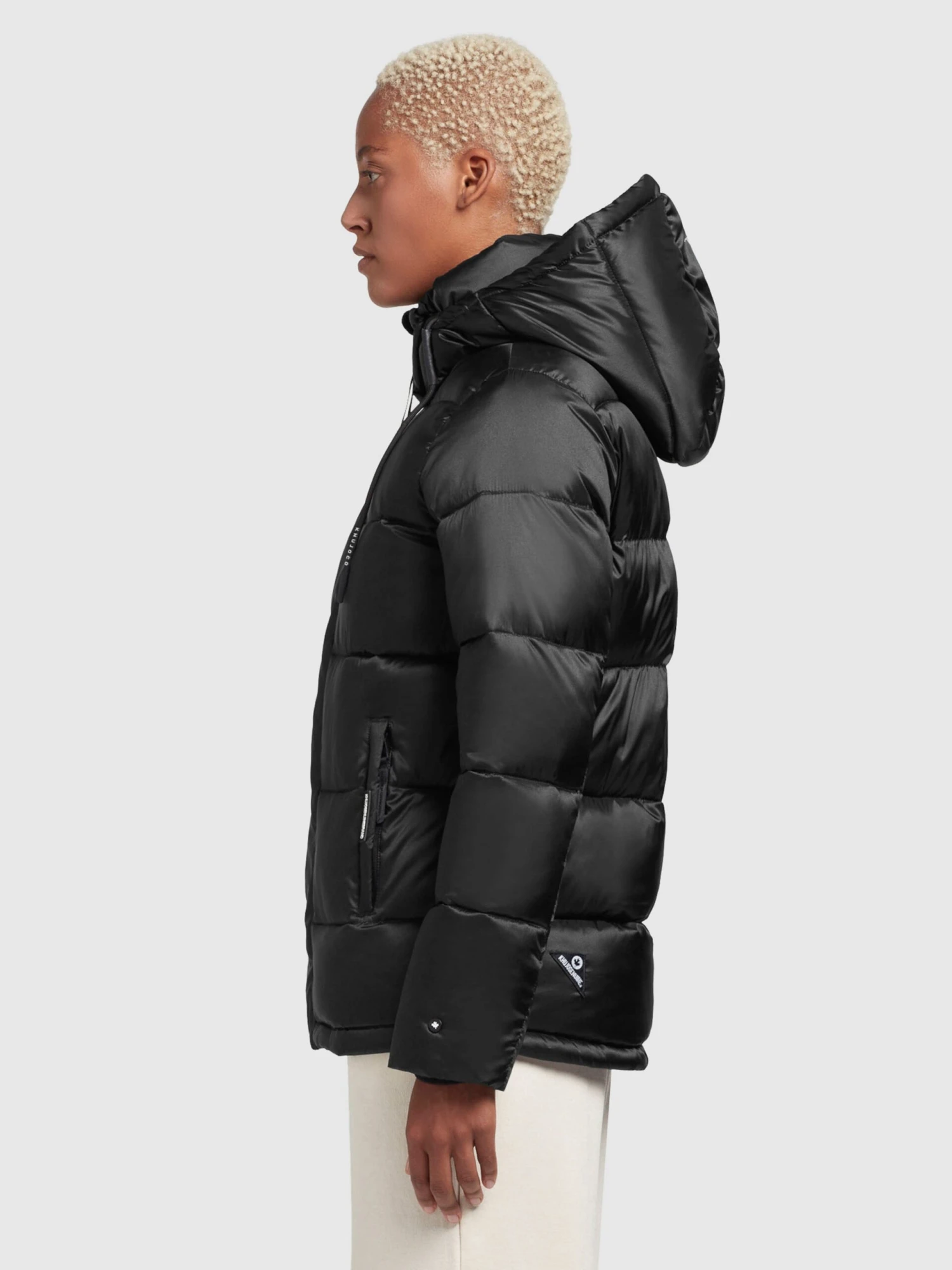 Khujo Winterjassen Winterjas Evona Dames Zwart 7 Khujo Winterjassen Winterjas Evona Dames Zwart - Afbeelding 5