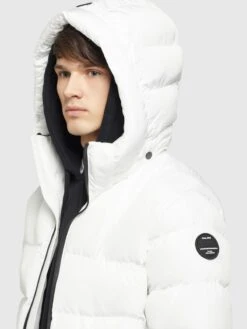 Khujo Winterjassen Winterjas Sumo Heren Wit -Khujo be386691011ff4be37cccfb42d26c7f4