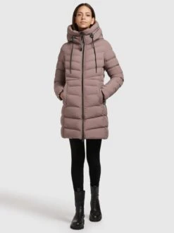 Khujo Korte Mantels Wintermantel Tuhani Dames Donkerlila -Khujo befa2fdef29e9f5da77f81530a89926b