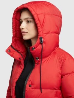 Khujo Winterjassen Winterjas Franee Dames Rood -Khujo c261ac885ddbbcbe7f931f0dddb6a536
