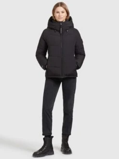 Khujo Winterjassen Winterjas Isidora Dames Zwart -Khujo c2ef8a2564edc181dacf10241ca04ef9