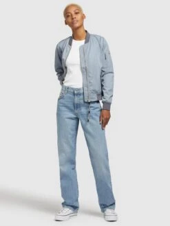 Khujo Tussenjassen Tussenjas STENCE Dames Smoky Blue -Khujo c61cc4e0a26f91d207741df4b8261985