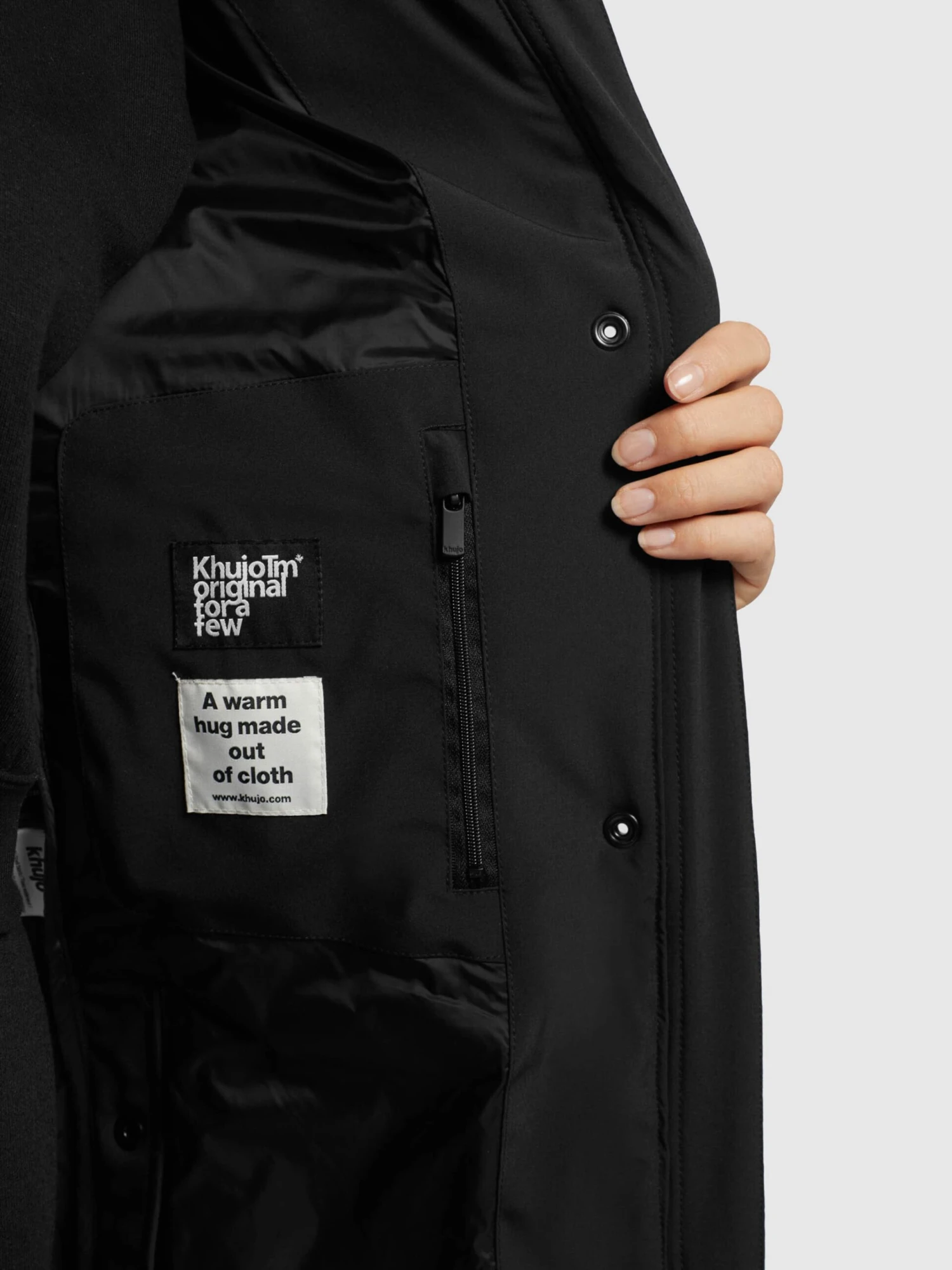 Khujo Tussenmantels Tussenmantel Namita Dames Zwart 10 Khujo Tussenmantels Tussenmantel Namita Dames Zwart - Afbeelding 8