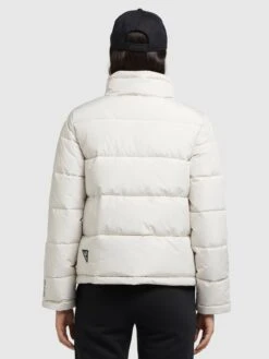 Khujo Winterjassen Winterjas Tuba Dames Offwhite -Khujo c6b8b1e2012dc92a268f93e6e0b4695a