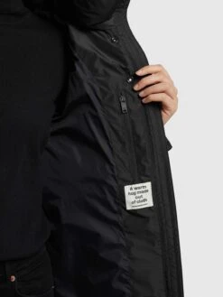 Khujo Winterjassen Winterjas Jordis 4 Dames Zwart -Khujo c70c18c206f51cd7f19b1e7667299eb8